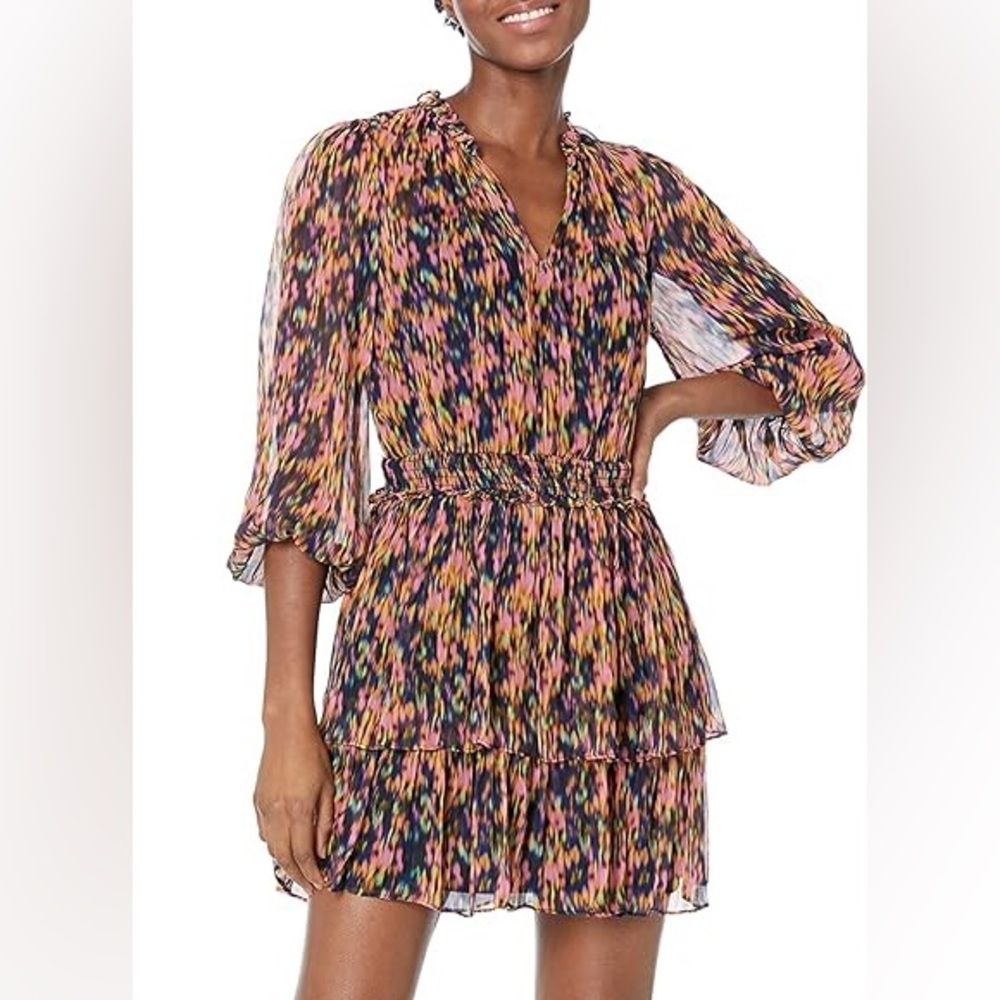 Shoshanna Tana Eclipse Print Mini Dress